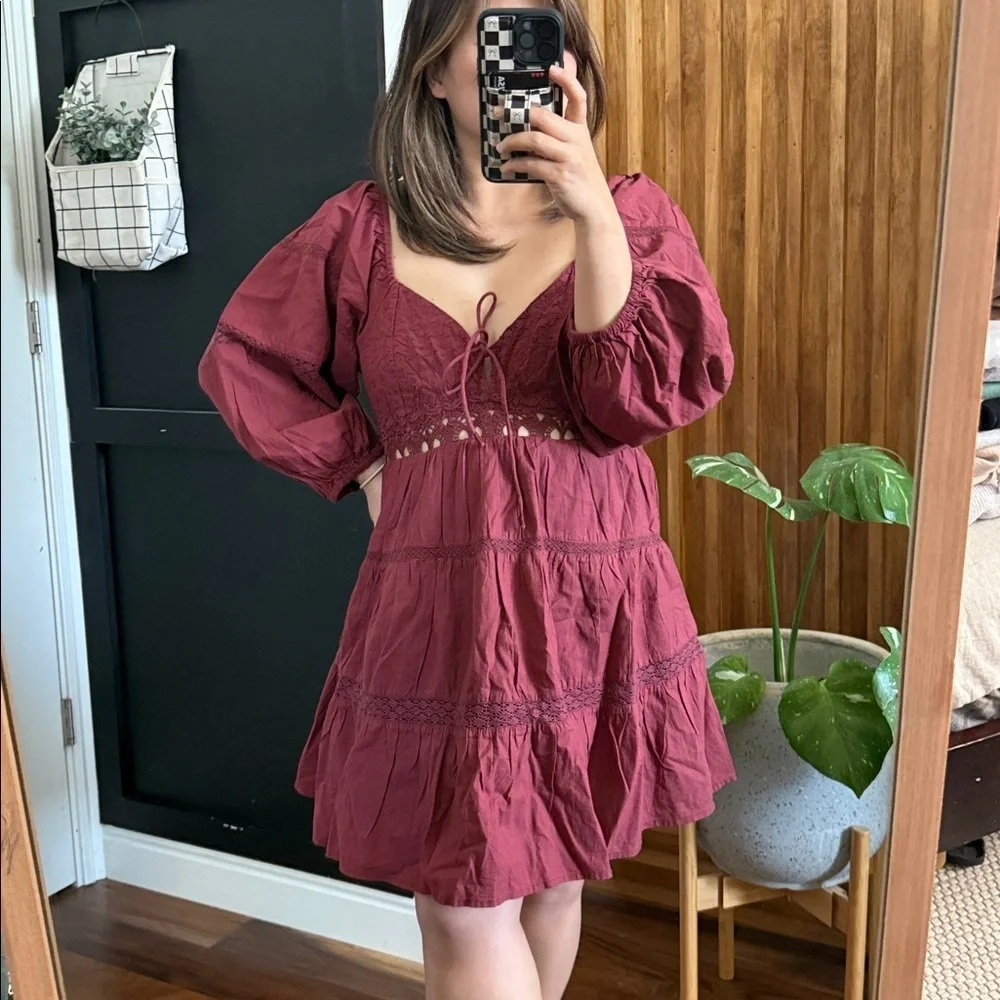 NWT FREE PEOPLE All Mine Mini Dress. Size M